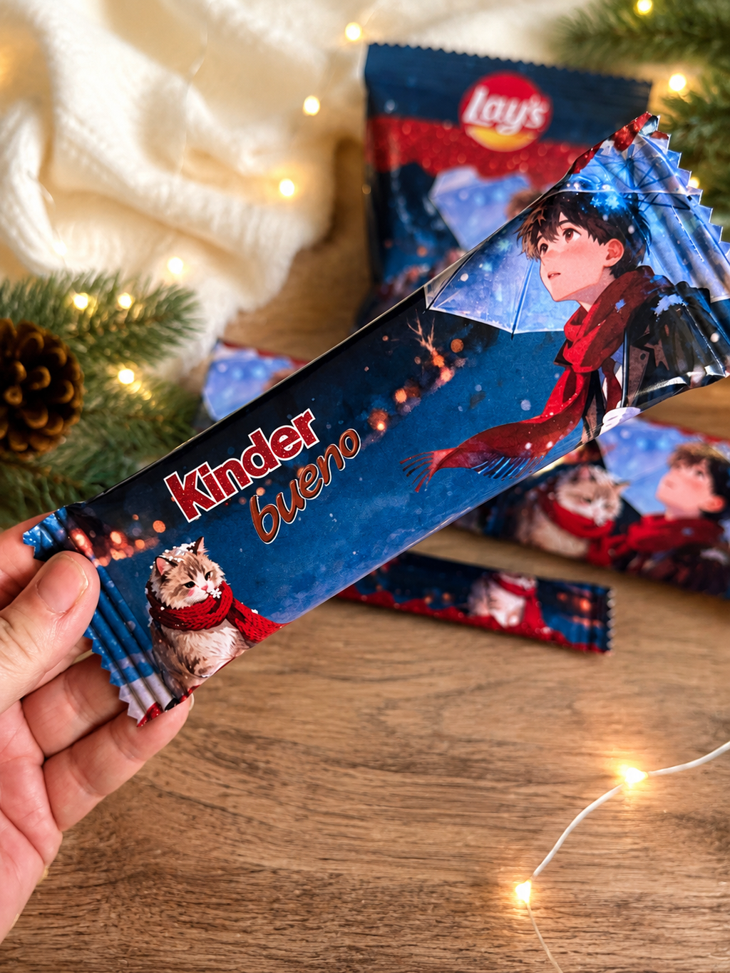 Kinder Bueno personnalisé, emballage sur-mesure
