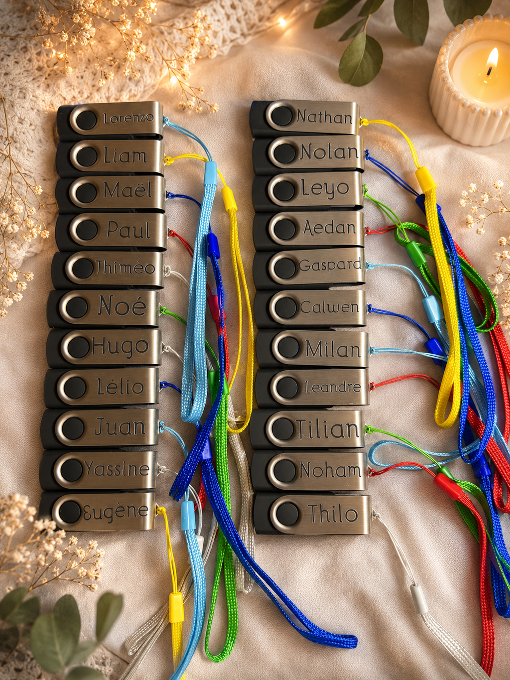 Clé USB personnalisée twister, plusieurs capacités