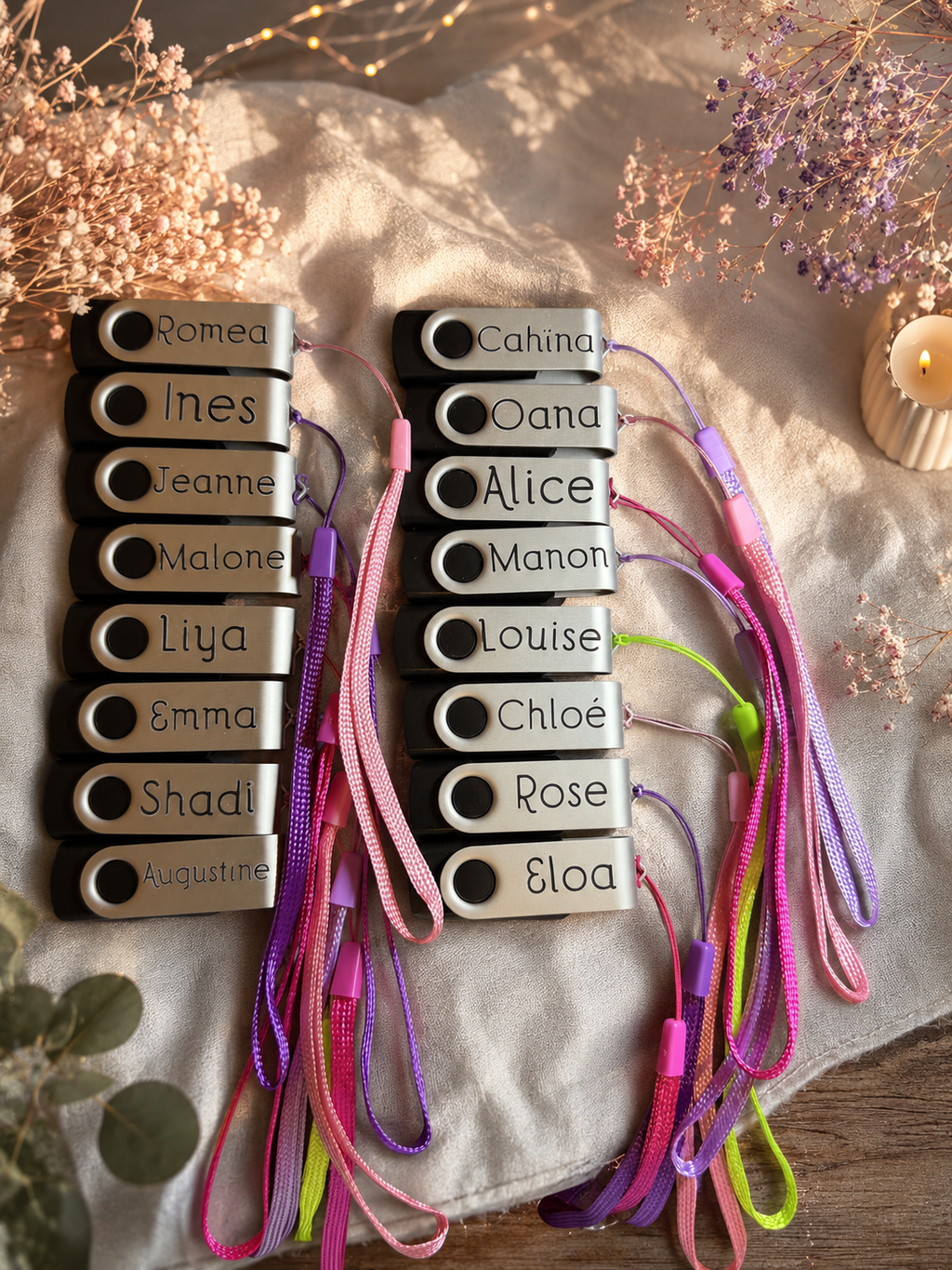 Clé USB personnalisée twister, plusieurs capacités