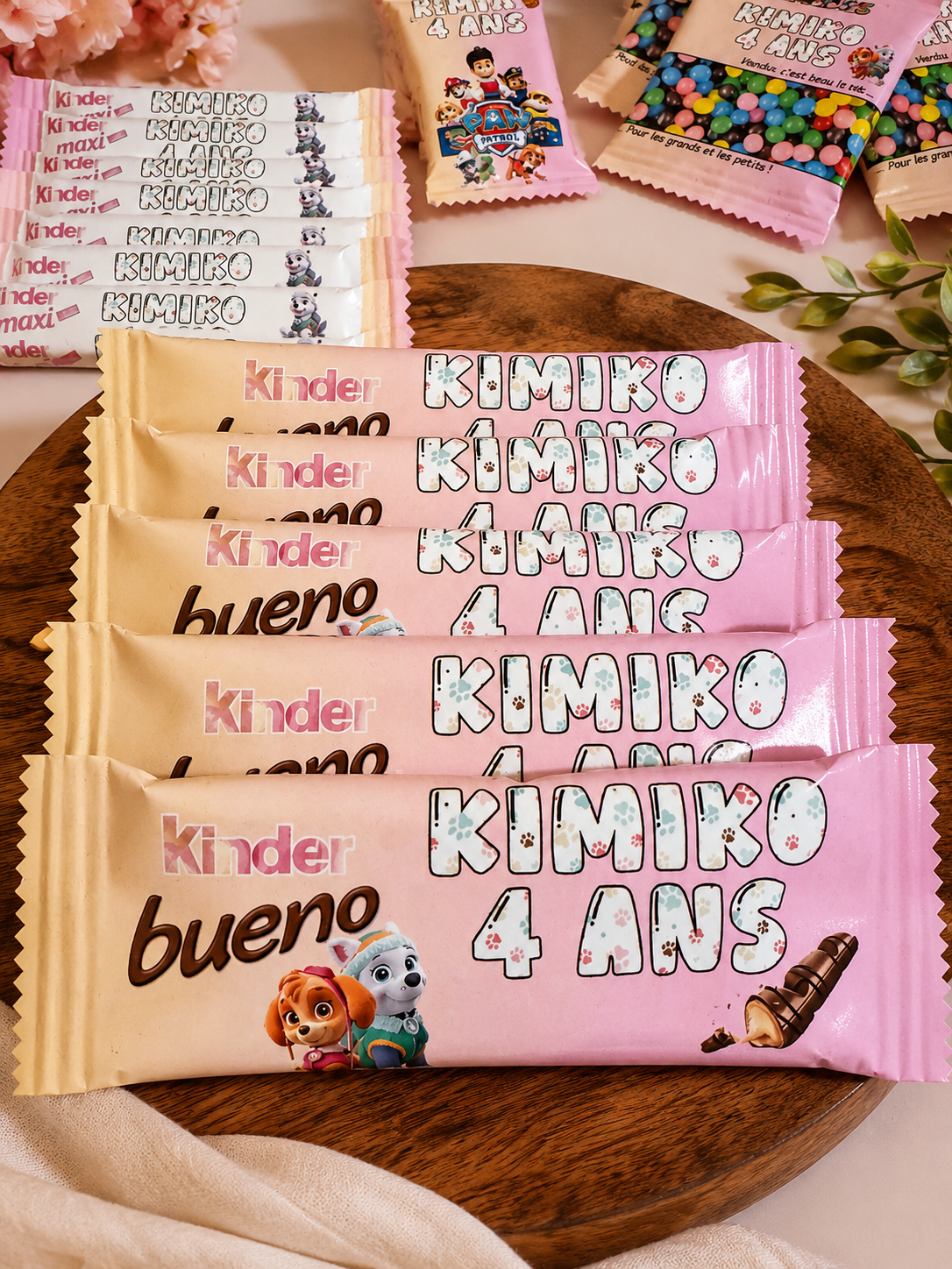 Kinder Bueno personnalisé, emballage sur-mesure