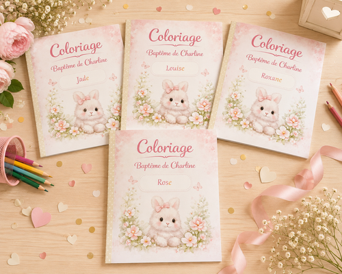 Coloriage personnalisé à thème pour enfant